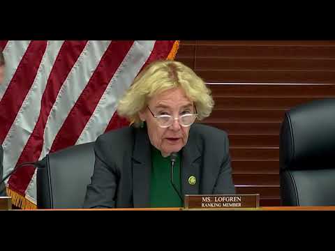 Ranking Member Lofgren Speaks at Markup for NASA Reauthorization Act