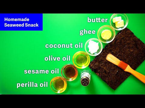 Homemade seaweed snack with various oils | How to buy, roast & freeze | 김구이