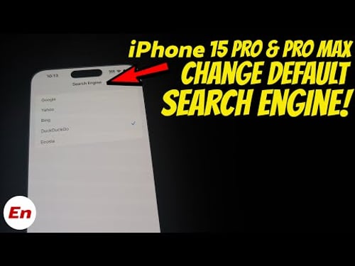 iPhone 15 Pro Max | How to Change Default Search Engine | iPhone 15 Pro