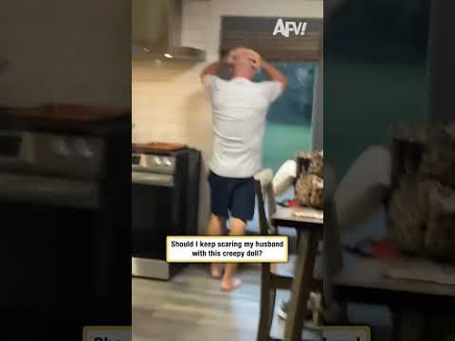 Should I keep scaring my husband with this creepy doll?