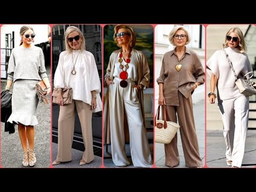 Natural Older Women Over 50,60,70!Top New Arrival SPRING/SUMMER Stylish Outfit For Ladies 2026.