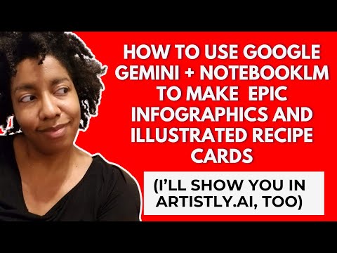How to Use Notebook LM, Nano Banana + Artistly to Make Epic Illustrated Recipe Cards/Infographics