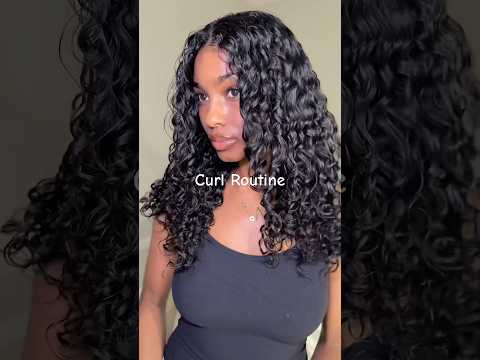 Love a curl maintenance day after straightening my hair for a while