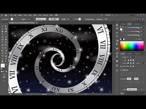 How to Create a Spiral Clock in Adobe Illustrator