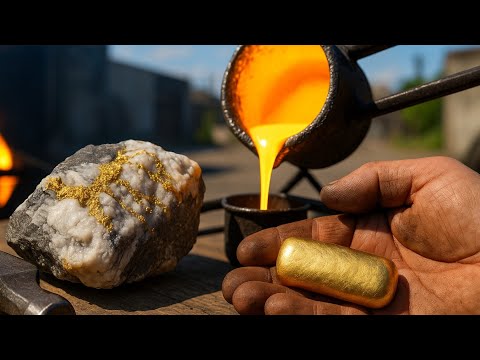 Melt the Rock, Find the Gold – No Chemicals, Just Fire