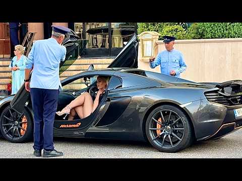 Gorgeous Ladies and Super Cars in Monaco in the Evening 16 #monaco #supercars #money #millionaire