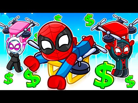 Spending $978,645 To Build The Best Drone In Roblox with MY FRIENDS!