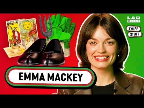 Emma Mackey Reacts To Tabi Shoes, I'm A Celebrity & Tarot Cards | Swipe Stuff