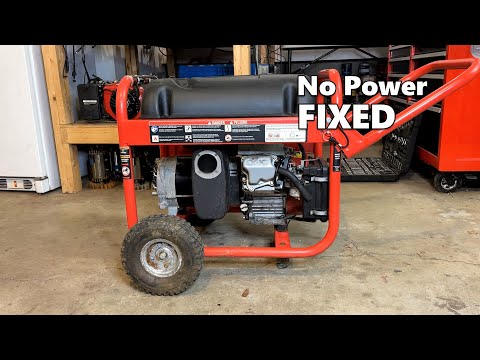 No Power Output From Generator - Fixed