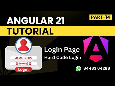 Login Page in angular | Angular 21 Tutorial for Beginners | Part -14