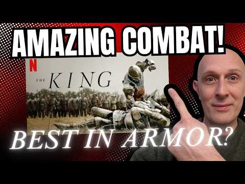 The BEST ARMORED SWORD FIGHT duel in a movie? Netflix's 'The King' (2019)