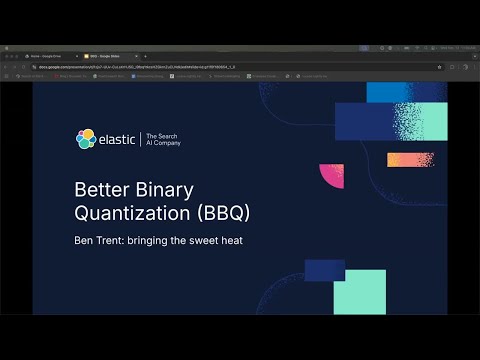 Better Binary Quantization (BBQ): From Bytes to BBQ, The Secret to Better Vector Search by Ben Trent