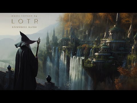 Rivendell Rains - LOTR Fantasy Ambient Music with Epic Vocals