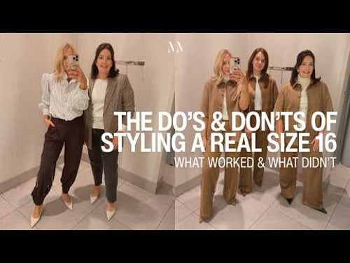 UK Size 16 Styling Do’s & Don’ts | H&M Haul | Body Shape Masterclass 47