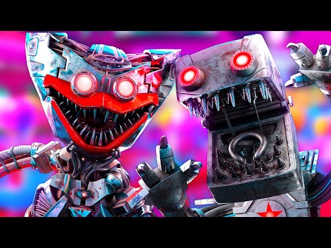 ROBOT Boxy Boo VS ROBOT Huggy Wuggy (Poppy Playtime Animation)