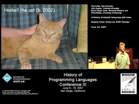 Simon Peyton Jones - A History of Haskell: being lazy with class