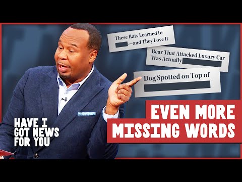 Bulletproof Cybertrucks? Salmon Sperm Facials? Even More Missing Words | Have I Got News for You US