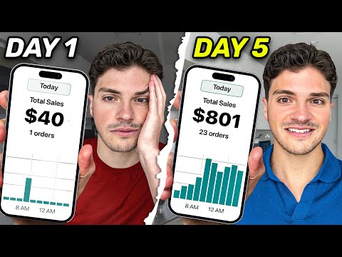 I Tried AI Dropshipping For 7 Days ($0-$5,000)