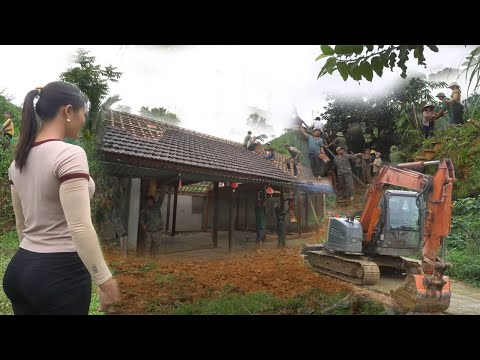 REWIND TIMELAPSE : Help Poor Family Build New Houses - Building a poor person's dream house