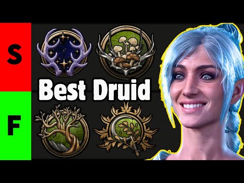 BEST DRUID SUBCLASS Tier List in Baldur's Gate 3