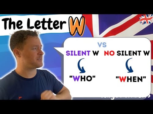 English Pronunciation | The Letter W