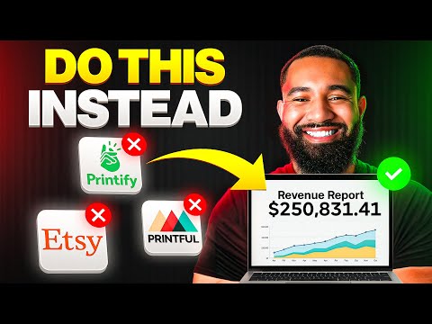 Why I Don't Use Printful, Printify, or Etsy for Print On Demand (Do This Instead)