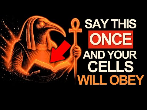 The FORBIDDEN GRIMOIRE of Thoth: Say the SACRED Word ONCE and Your Cells Will OBEY