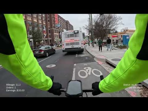 Cold Weather, Hot Shift | Fixed Gear DoorDash in Atlanta