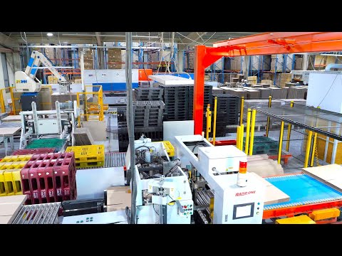 Process of Making Corrugated Boxes at Korea’s Oldest Box Factory | Mass Production