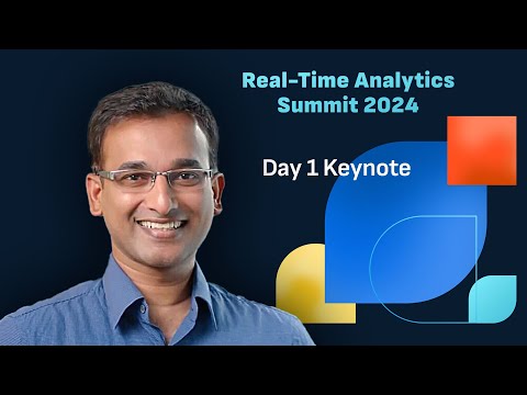 Keynote: Kishore Gopalakrishna (CEO, StarTree) Mission Critical Data Can't Wait | RTA Summit '24