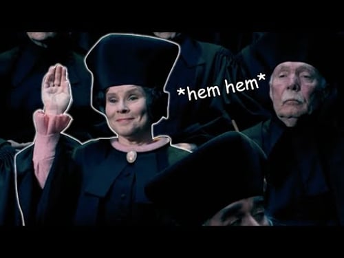 umbridge being worse than voldemort for 3 minutes straight