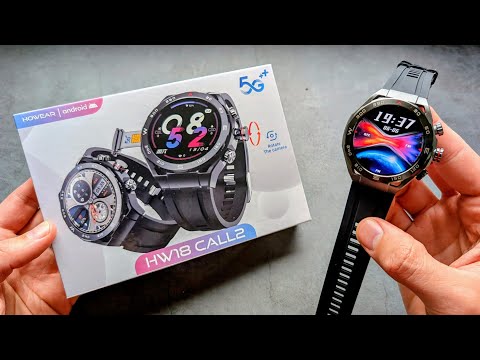 Howear HW18 Call2 - Full Android Smartwatch with Camera, 5G SIM Card +Whatsapp & Video Calls