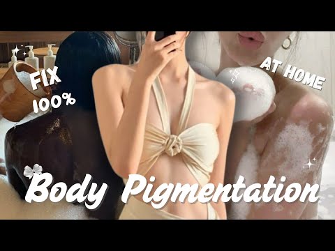 How to get RID of Body Pigmentation at HOME π || Dark neck, elbow, knee & more