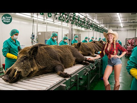 How Millions Of Wild Boars Are Trapped & Processed – The $300/Day Wild Boar Meat Industry