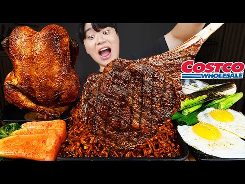 ASMR MUKBANG 직접 만든 양념 치킨먹방! 스테이크 짜파게티 레시피 & 먹방 FRIED CHICKEN AND BLACK BEAN NOODLES EATING SOUND!