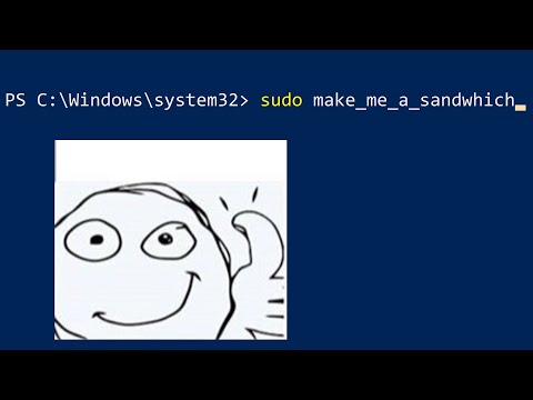 Ich habe meine PowerShell gemoddet, damit ich SUDO nutzen kann