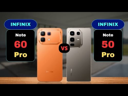 Infinix Note 60 Pro vs Infinix Note 50 Pro Comparison