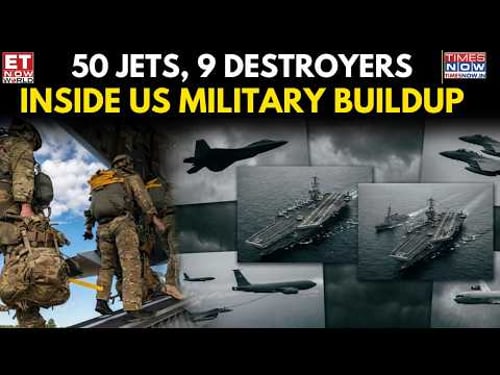 U.S Builds Massive Force Near Iran As Donald Trump Hints Strike | War To Go On For Weeks?