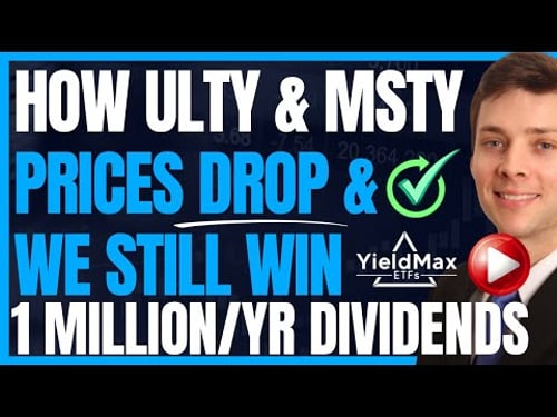 How ULTY & MSTY Prices DROP & We Still WIN (High Yield Dividend Investing With Yieldmax) #FIRE