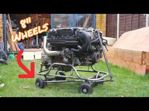 M57 Defender: 1st Start in the Engine Stand