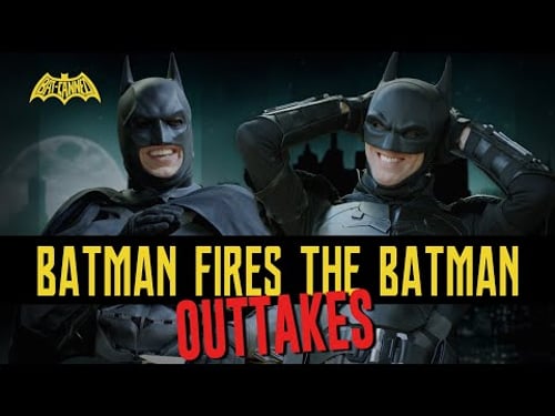 OUTTAKES | BATMAN FIRES THE BATMAN | BAT-CANNED