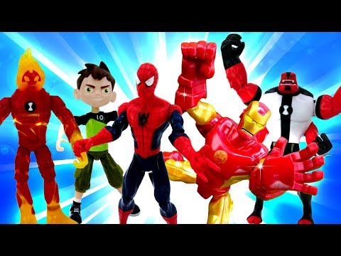 Видео для мальчиков. Сборник видео с Супергероями и Доктором Ой. Клиника игрушек и игры в больничку