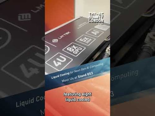 Meet the 8-GPU Liquid-Cooled Beast at AI Summit London