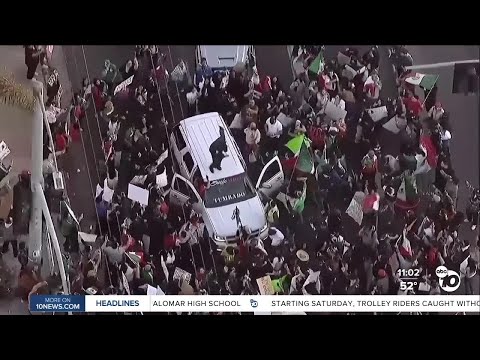 Peaceful immigrant rights protest turned 'unlawful' in National City