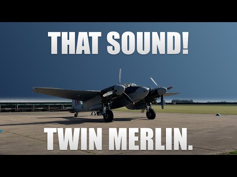 Hear the Mosquito’s Twin Merlins ROAR | The Wooden Wonder