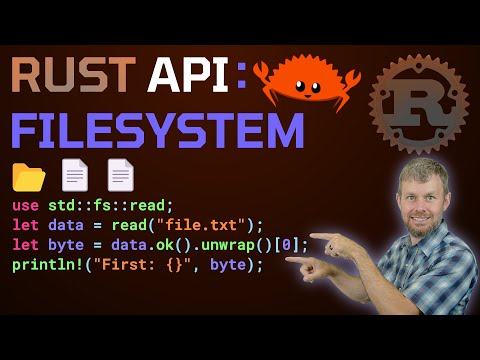 Beginner's Guide to Rust Filesystem APIs π¦ Rust Tutorial