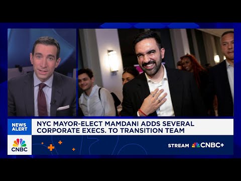 NYC Mayor-elect Zohran Mamdani adds several corporate executives to transition team