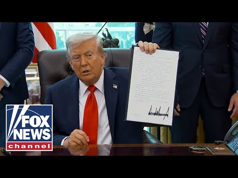 Trump signs executive order to crack down on flag burning