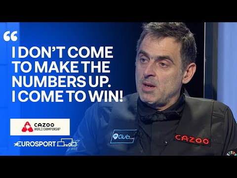 'I cued okay for a change' - Ronnie O'Sullivan 'happy' after thrashing Jackson Page in opener 🚀