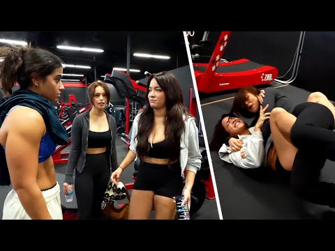 Cinna, Valkyrae & Sara Face Off in a Crazy Workout and Fight